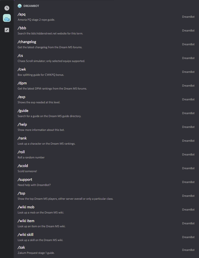 Scroll in the server list. – Discord